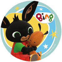 Opłatek na tort Królik Bing