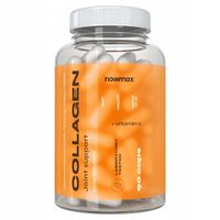 nowmax COLLAGEN MOCNE KOŚCI STAWY KOLAGEN HYDROLIZOWANY WITAMINA C 90 kaps