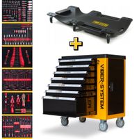 Wózek narzędziowy z wyposażeniem PREMIUM 258el Viber-System SZN259