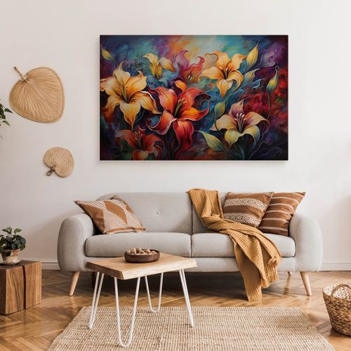 Obraz Do Sypialni Tropikalne Kwiaty Natura Rośliny Abstrakcja 40cm x 30cm na Arena.pl