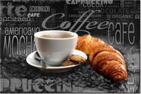 120CM 80CM OBRAZ ŚCIENNY CZARNA KAWA