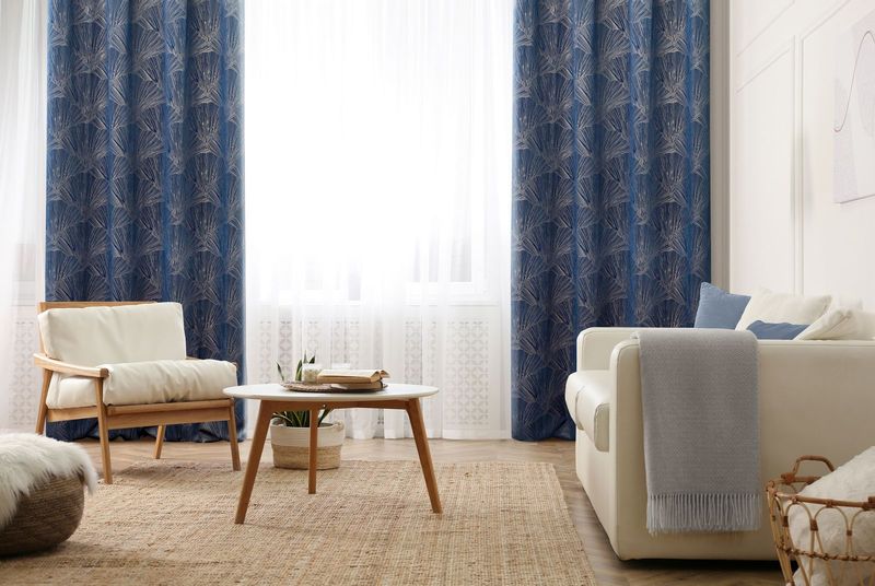 Zasłona gotowa na przelotkach GOJA 140x250 Pierre Cardin Eurofirany granatowy zdjęcie 10