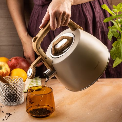 czajnik stalowy z gwizdkiem 2,5l klausberg kb-7917 na Arena.pl