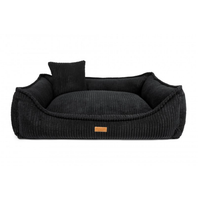Ortopedyczne legowisko dla psa i kota  MILANO CZARNE M – VISCO MEMORY