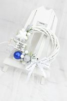 Wianek świąteczny na drzwi ozdoba stroik KOLORY