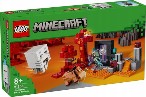 21255 - lego minecraft - zasadzka w portalu do netheru na Arena.pl