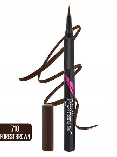 Maybelline Hyper Precise All Day eyeliner w pisaku Brown zdjęcie 10