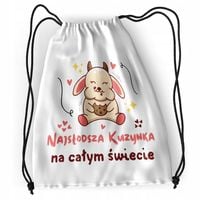 Plecak Dla Kuzynki Sportowy Szkolny Worek Torba Z Nadrukiem Ze Zdjęciem