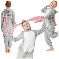 Piżama dziecięca królik onesie kigurumi ciepła prezent zapinana 134-140