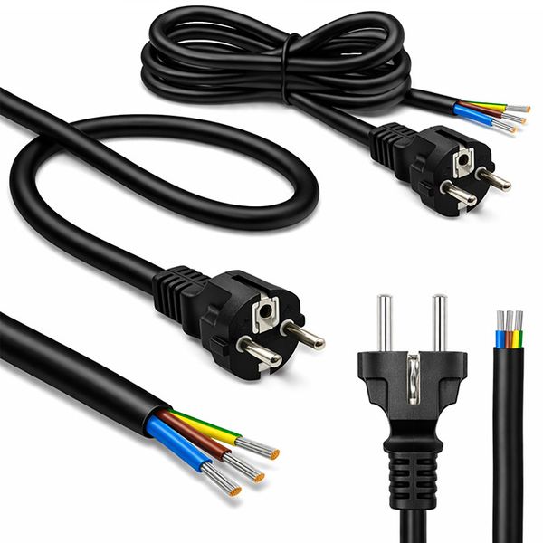 Qoltec kabel zasilający Schuko 3m 3x1,5 zdjęcie 7