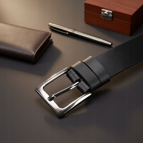 PASEK Męski Skórzany do SPODNI DŁUGI 135cm Czarny Skóra Naturalna na Arena.pl