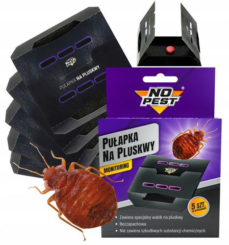 SILNA PUŁAPKA LEPOWA NA PLUSKWY PRZECIWKO PLUSKWOM WABIK 5 SZTUK NO na Arena.pl