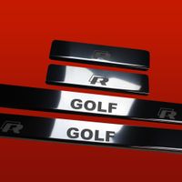 Listwa progowa VOLKSWAGEN GOLF MK7 GOLF R Stal nierdzewna 304 połysk 4szt