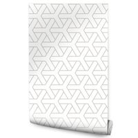 Tapeta Do Salonu Minimalizm Wzór GEOMETRYCZNY 3D