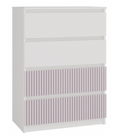 Komoda Do Pokoju Młodzieżowego 4SZ Różowy MALWINA III TS - 3 Kolory