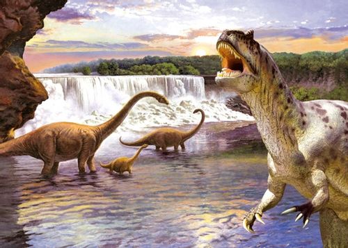 Puzzle 260 el. diplodocus na Arena.pl