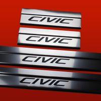 Listwa progowa HONDA CIVIC MK9 Stal nierdzewna 304 połysk 4szt