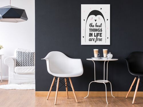 90908 Obraz na płótnie DZIECKO NAPIS PINGWIN na Arena.pl