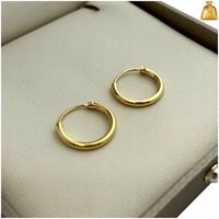 ZŁOTE KOLCZYKI KOŁA KÓŁKA 1,6 CM SREBRO PR. 925 ZŁOTO 585 POZŁACANE PREZENT