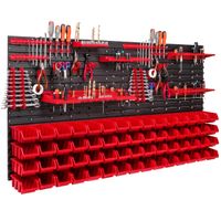 Tablica warsztatowa narzędziowa 156 x 78 cm ścianka garaż