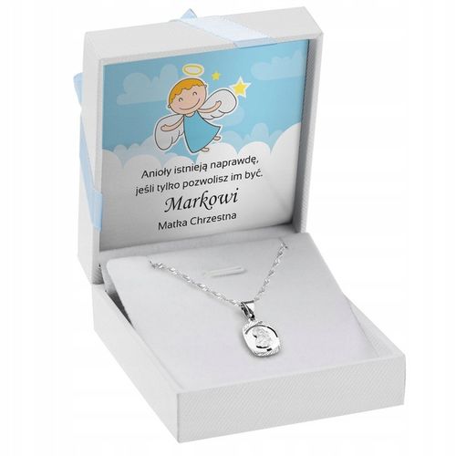 Srebrny medalik Matka Częstochowska pr. 925 Grawer na Arena.pl