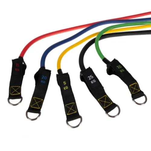 Gumy do Ćwiczeń Zestaw 5 Gum Oporowych Oporowe Fitness Treningowe + Uchwyty na Arena.pl