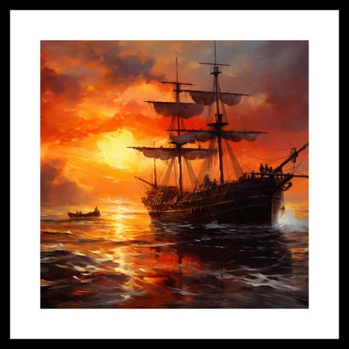 Plakat 40x40cm Ogień na Wodzie na Arena.pl