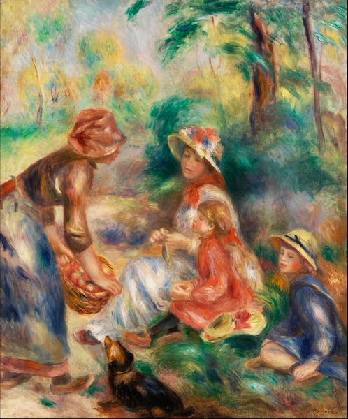 Apple Vendor, Pierre-Auguste Renoir - plakat 21x29,7 cm zdjęcie 1