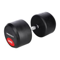 Hantla gumowana 50 kg UNDERFIT do ćwiczeń siłowych fitness