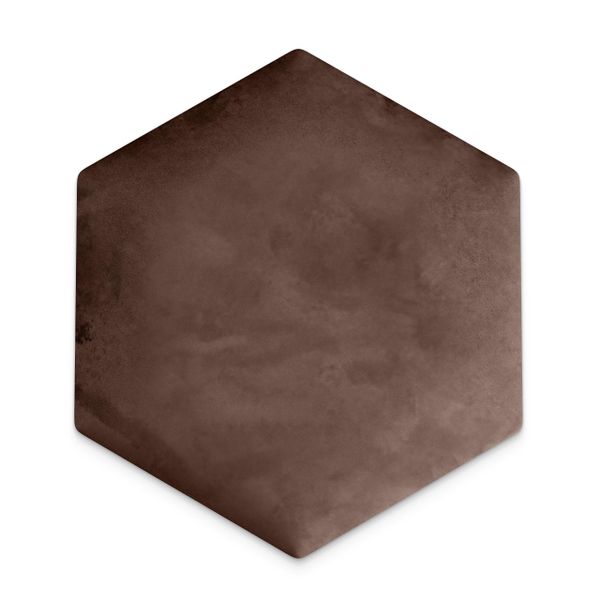 PANELE TAPICEROWANE PLASTER MIODU Heksagon BRĄZOWY 26cm x 30cm zdjęcie 2