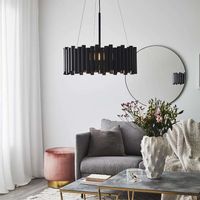 LAMPA wisząca LEVEL 107925 Markslojd metalowa OPRAWA modernistyczny ZWIS rurki czarne