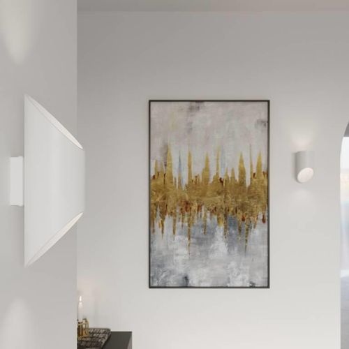 Kinkiet LAMPA ścienna SL.0107 metalowa OPRAWA tuba biała na Arena.pl