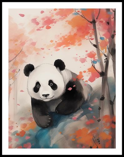 Plakat 50x65cm Panda wśród Klonów na Arena.pl
