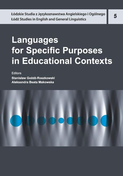 (pdf) Languages for Specific Purposes in Educational Contexts zdjęcie 1
