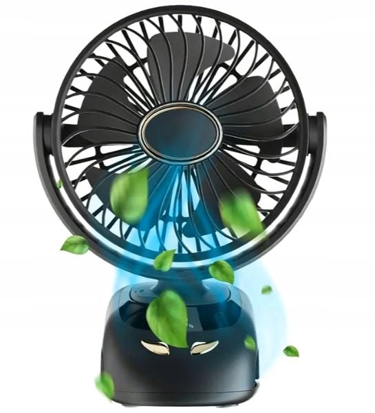 WENTYLATOR BIURKOWY Bezprzewodowy Z KLIPSEM I PODSTAWĄ Aroma BOX Cichy zdjęcie 2