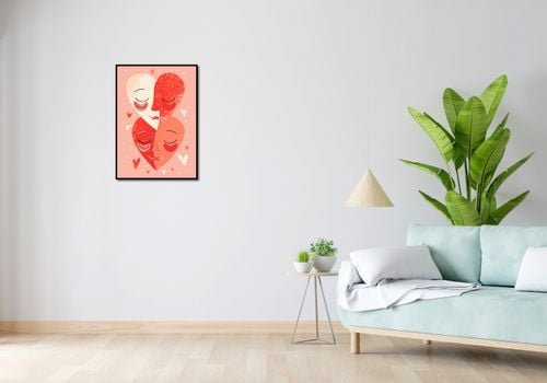 Plakat 50x70cm Wysoka Wibracja na Arena.pl
