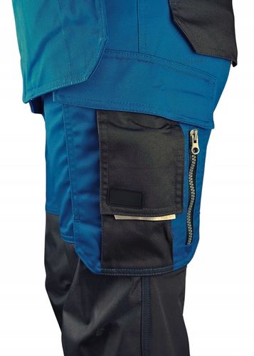 Spodnie ROBOCZE męskie BHP MOCNE ochronne ELASTYCZNE MONTERSKIE ODBLASKOWE na Arena.pl