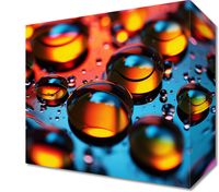 Obraz 20x20cm Krople Bliskiej Wody