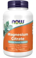 NOW Foods Cytrynian Magnezu Magnesium Citrate Skurcze 133mg 40 porcji 120k