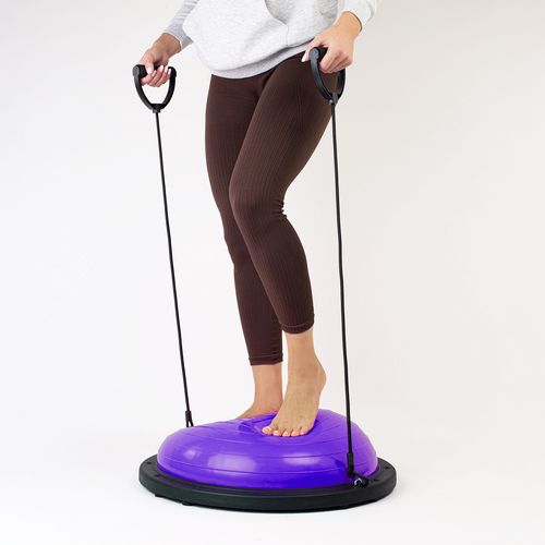 Platforma Do Balansowania Fioletowa Piłka Do Ćwiczeń Trener Równowagi na Arena.pl
