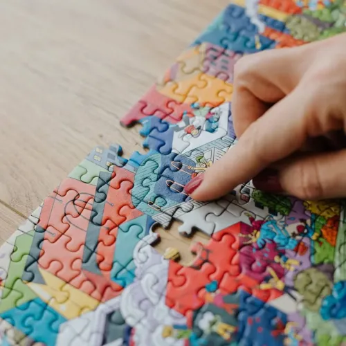 Puzzle 1000 elementów Eye-Spy Imaginary Cities Amsterdam The Netherlands na Arena.pl