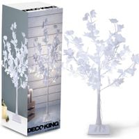 DRZEWKO ŚWIECĄCE SZTUCZNE ŚWIĄTECZNE LED LAMPKI CHOINKOWE CHOINKA BIAŁA 150