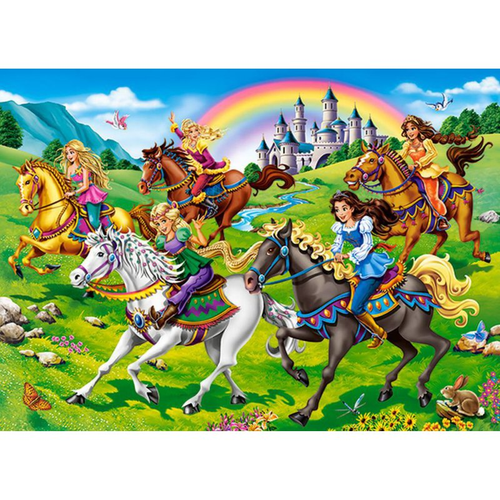 PUZZLE 100 PRINCESS HORSE RIDE na Arena.pl