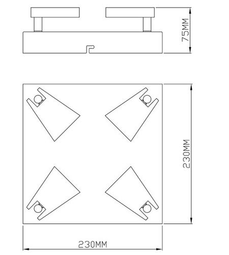 Spot SPAZIO CK99603A-4 - Zuma Line na Arena.pl