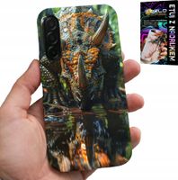 ETUI DO SAMSUNG GALAXY A56 5G - DINO DINOZAUR TRICERATOPSEM FUTERAŁ