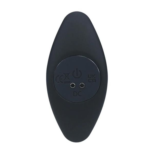 Tri Bulb Vibrating Silicone Anal Plug - Black zdjęcie 4