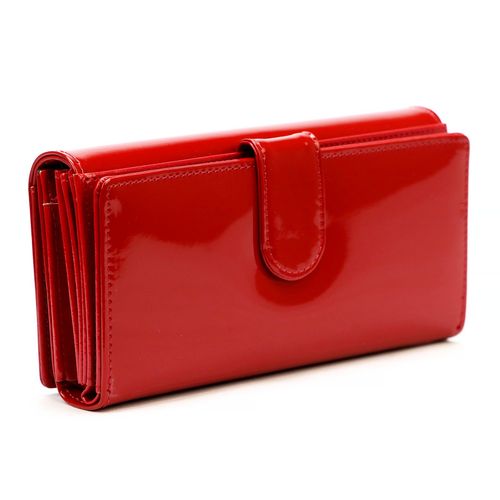 skóra naturalna + Damski portfel ze skóry ekologicznej Pierre Cardin 07 SHINY 121 na Arena.pl