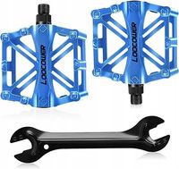 PEDAŁY ROWEROWE DO ROWERU STOP ALUMINIUM ANTYPOŚLIZGOWE GÓRSKIE 9/16 BLUE