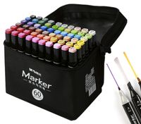 marker artystyczny alkoholowy dwustronny zestaw 60k m&g