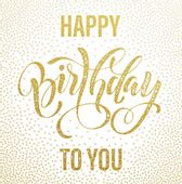 Serwetki papierowe Happy Birthday To You biało-złote, 20 szt.